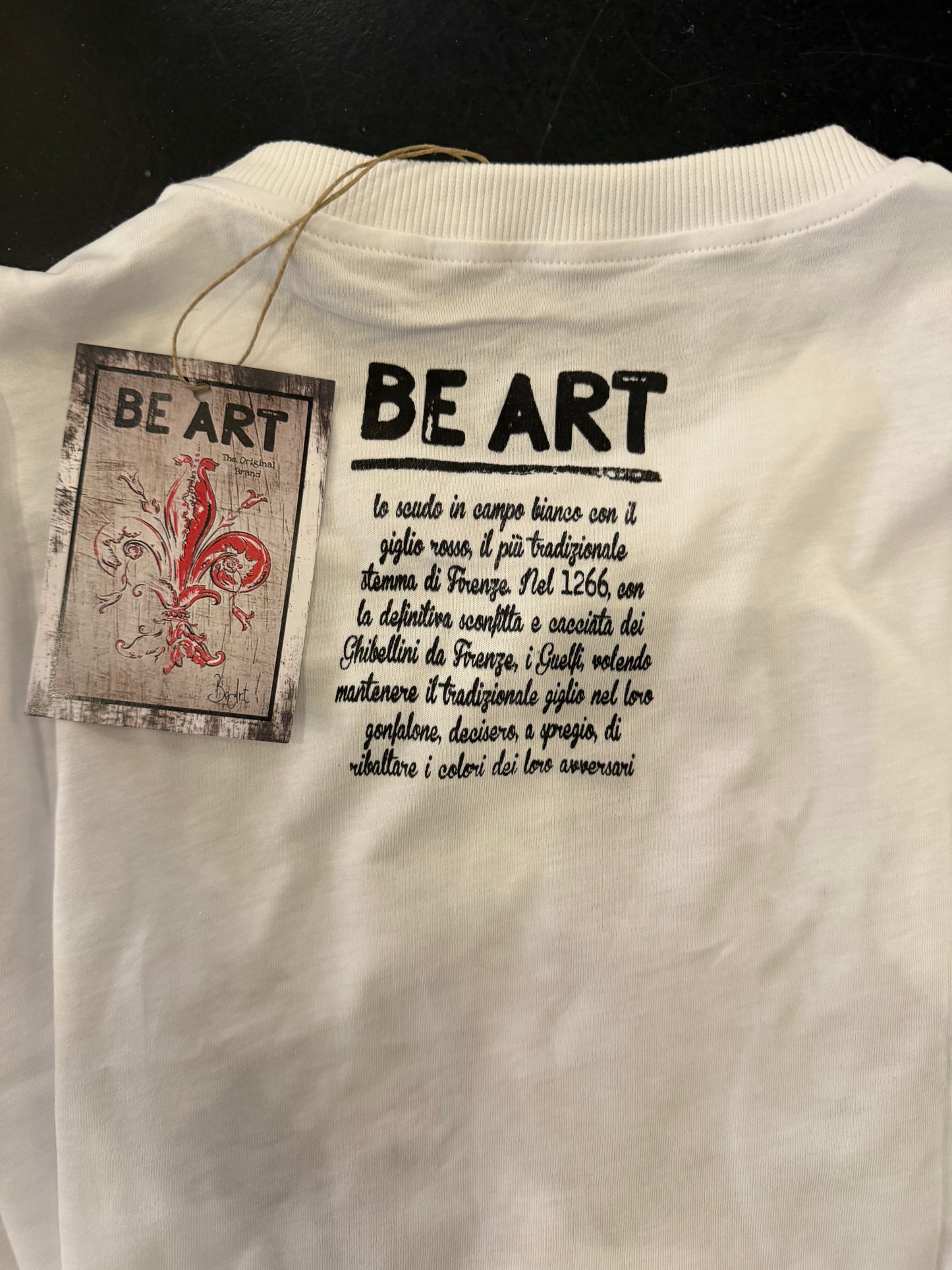T-shirt BEART giglio rosso guelfi e ghibellini